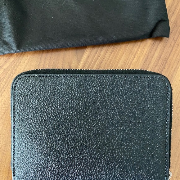 YSL Rive Gauche Compact Zip Around Wallet Rare Discontinued Style 100% Authentic - Picture 8 of 11